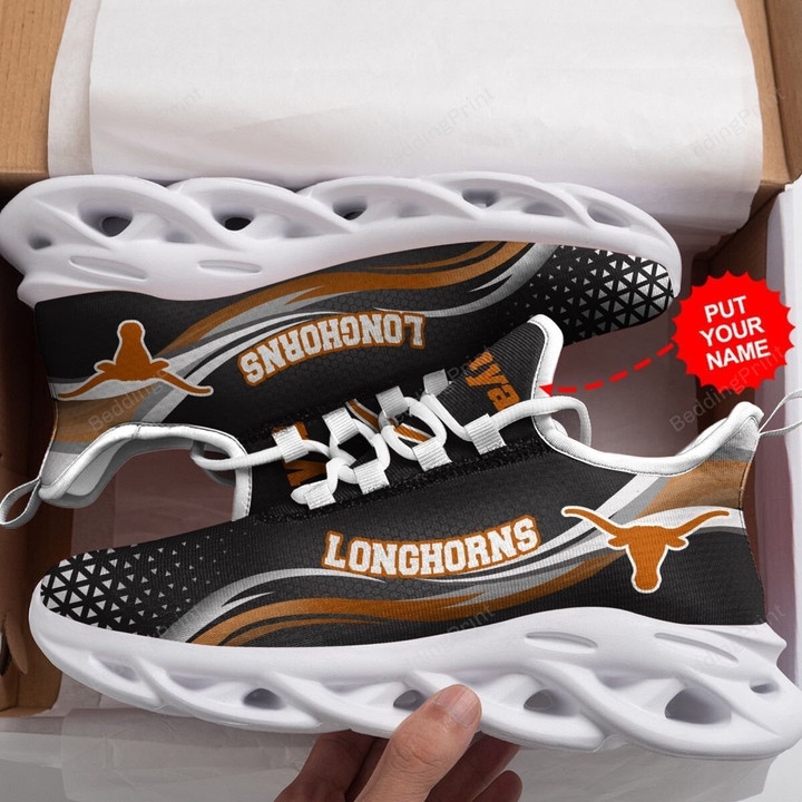 NCAA Texas Longhorns Custom Personalized Max Soul Shoes