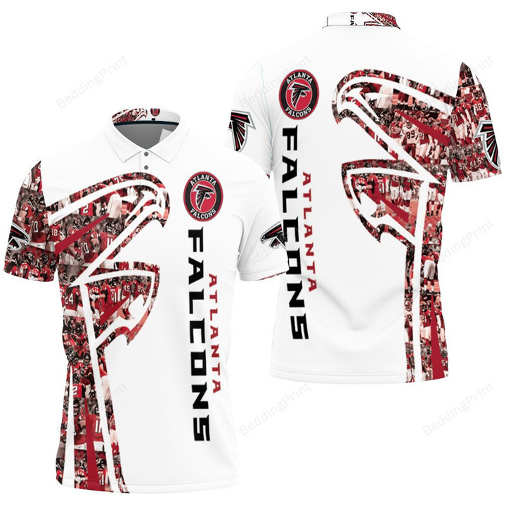 Atlanta Falcons 3D Polo Shirt