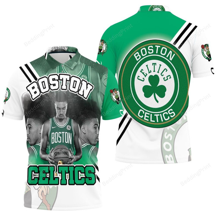 Jayson Tatum Boston Celtics Signature Polo Shirt