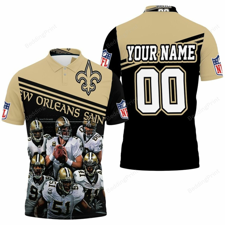 Personalized New Orleans Saints Season Nfc South Division Winners Champions Great Players Polo Shirt