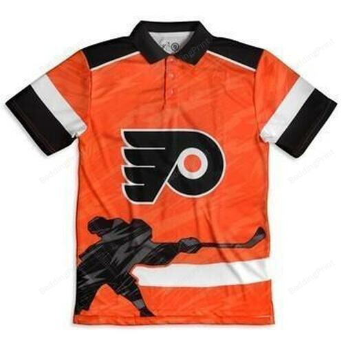 Philadelphia Flyers Thematic Polyester Polo Shirt
