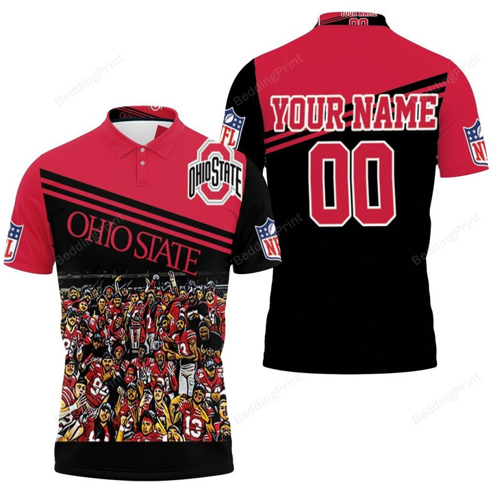 Personalized Ohio State Buckeyes All Players Champions Polo Shirt