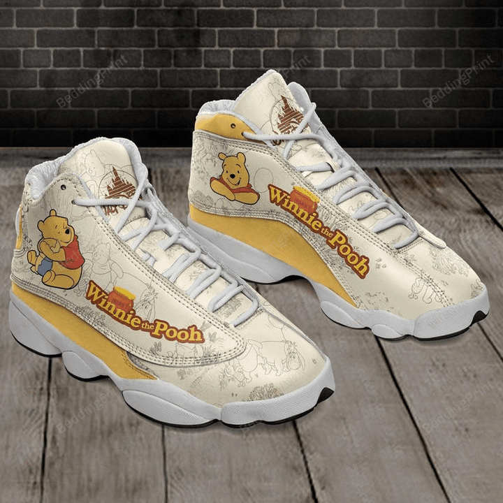 Winnie The Pooh Air Jordan 13 Sneaker , Gift For Lover Winnie The Pooh AJ13 Shoes For Men And Women