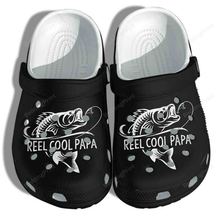 Men Reel Cool Papa Fishing Crocs Crocband Clogs