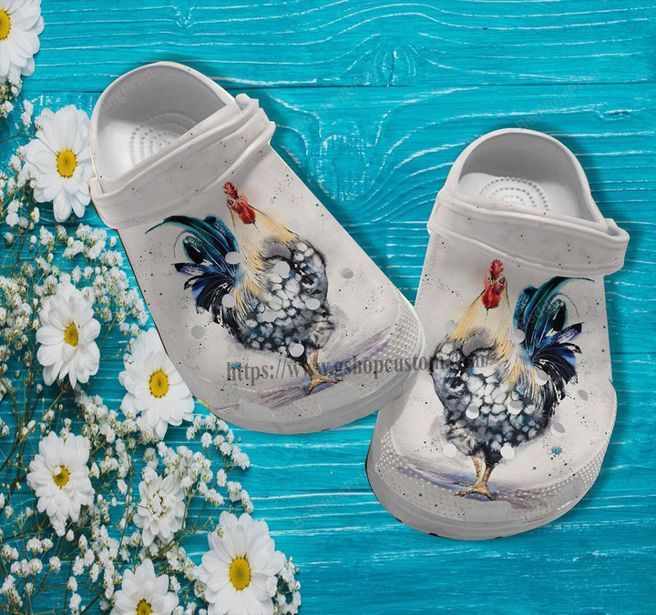 Rooster Chicken Breed Crocs Crocband Clogs