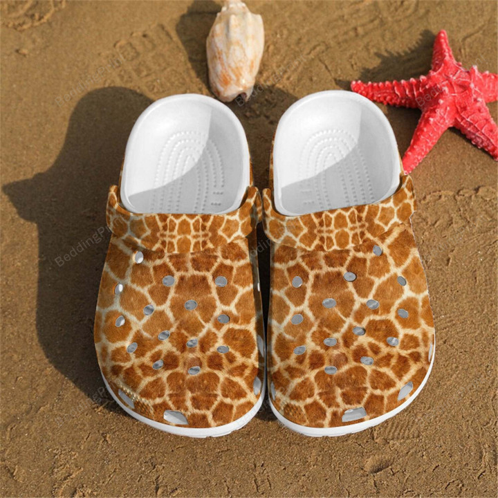 Giraffe Skin Pattern Crocs Crocband Clogs
