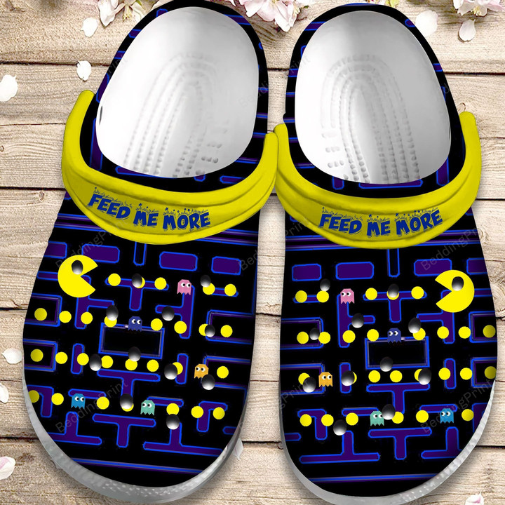 Feed Me More Funny Game Crocs Crocband Clogs