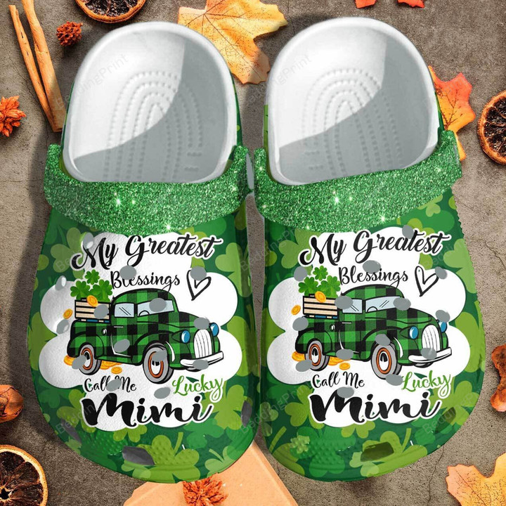 Lucky Mimi Blessings St.Patrick's Day Crocs Crocband Clogs