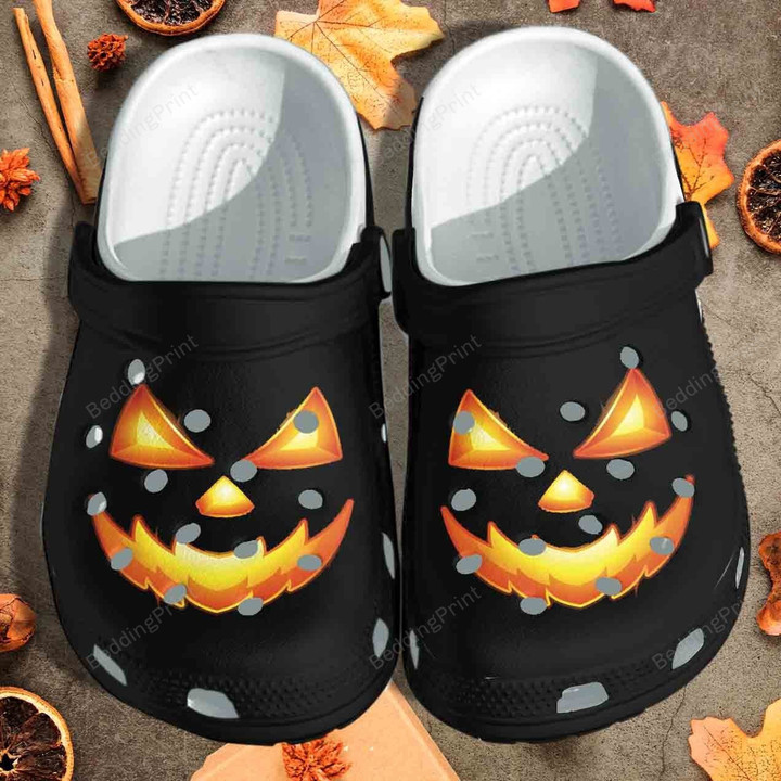 Pumpkin Face Cosplay Halloween Crocs Crocband Clogs