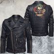 Joker Skull Why So Serious Motorcycle Leather Jacket