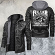 Fitter Do It In All Position With 100% Penetration Motorcycle Leather Jacket