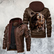 I Fear No Death Motorcycle Skull Leather Jacket