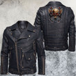 Skull Leather Jacket Biker