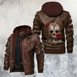 Skull And Rose Redemption Leather Jacket