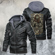 Zodiac Leo Motorcycle Club Leather Jacket