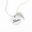 Mom Remembrance Necklace your guiding hand will remain on my shoulder forever