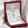 Cross Necklace for Daughter: Strength