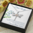 Dragonfly Necklace for Wife: can't wait to grow old with you
