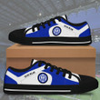 Inter Milan Black White low top shoes for Fans SWIN0081