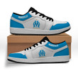 Olympique de Marseille Black White JD Sneakers Shoes SWIN0198