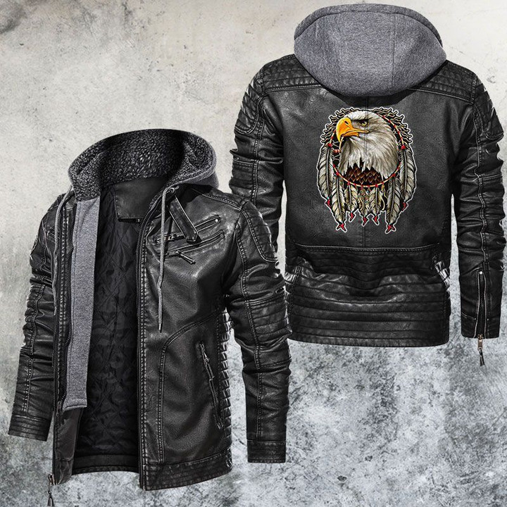 The Native Eagle Leather Jacket
