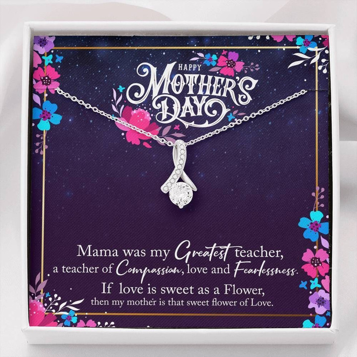 Alluring Beauty Necklace Mother's Day sweet flower of love