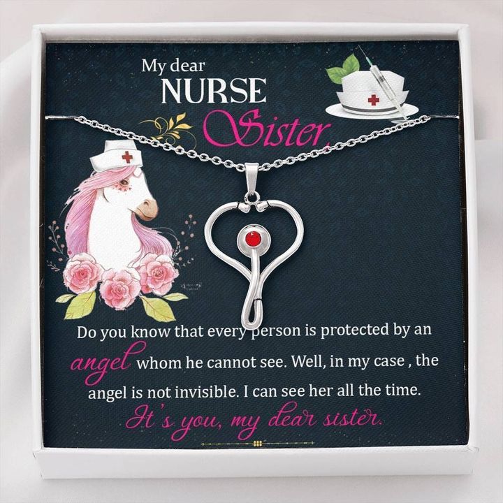 Stethoscope Necklace I can see her all the time. It's you
