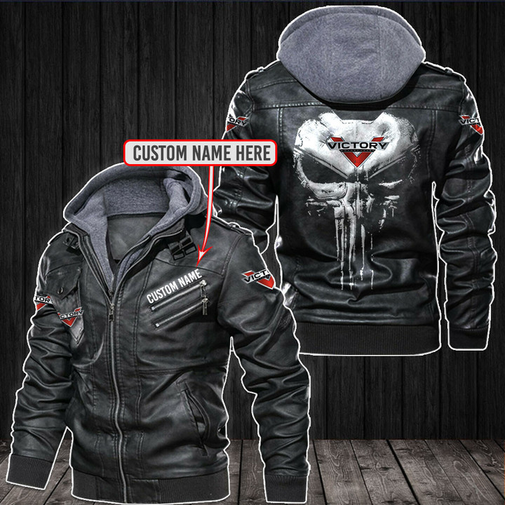 Victory Motorcycle Punisher Leather Jacket PTDAE0026