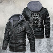 Tri-skull Evil Leather Jacket