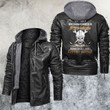 Yes, I'm A Ironworker Skull Motorcycle Leather Jacket