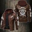 Personalized Name The Viking Soul Leather Jacket