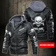 Personalized Name Welder Skull Leather Jacket