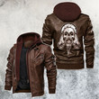 Skull And Art Leather Jacket