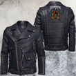Rider With A Firefighter Spirit Leather Jacket
