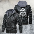 Skull And Art Leather Jacket