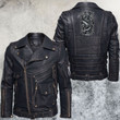 Zodiac Pisces Motorcycle Club Leather Jacket