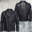 Night Owl Motorcycle Club Leather Jacket