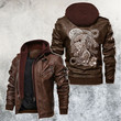 Fenrir And Jormungandr Leather Jacket