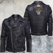 Biker Skull Leather Jacket