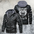 Vaping Life Style Skull Leather Jacket