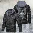 Rise Above Cross Leather Jacket