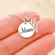 Mom Remembrance Necklace Heaven needed a hero, God picked you