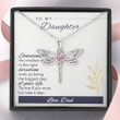 Dragonfly Necklace for Daughter: Tip toe if you must, but take a step