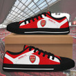 Arsenal F.C. Black White low top shoes for Fans SWIN0044