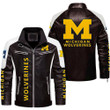 Michigan Wolverines 1981 Contrast Leather Jacket PGMC0021