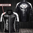 Corvette Pns Custom Name Contrast Leather Jacket PTDA5079