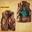 Borussia Monchengladbach 2023 New Vest Leather Jacket PGMA3992