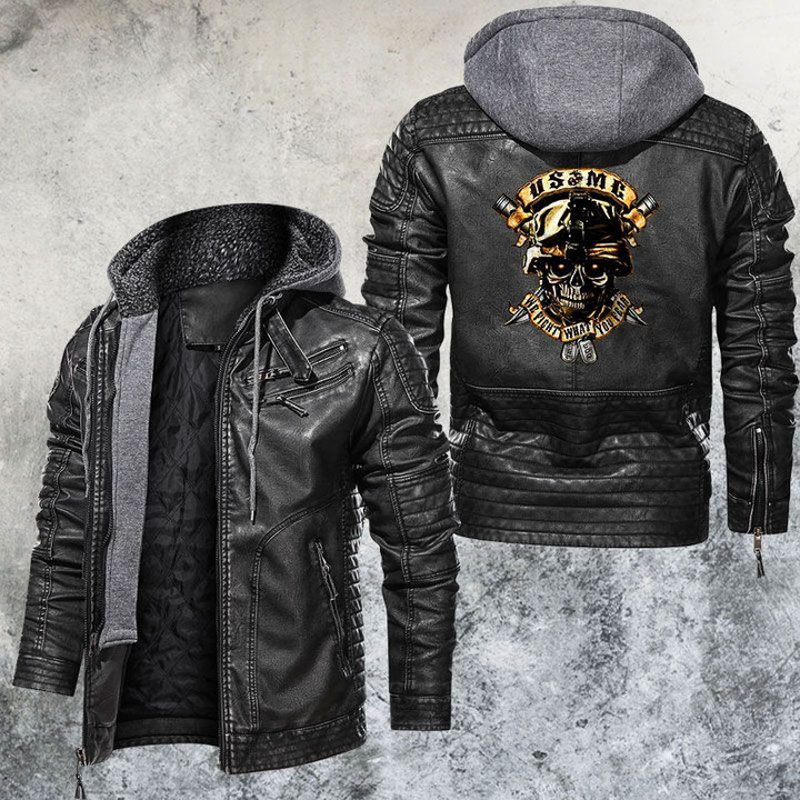 We Fight What You Fear Leather Jacket