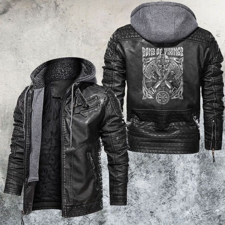 Sons Of Viking Motocycle Club Leather Jacket