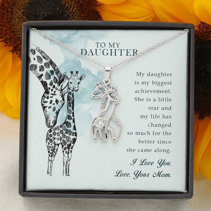 Giraffe Necklace for Daughter: My biggest achievement